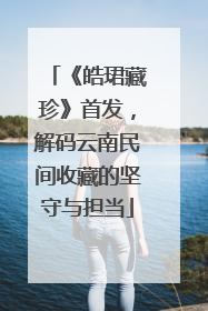 《皓珺藏珍》首发，解码云南民间收藏的坚守与担当