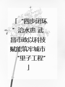 “四步闭环”治水患 武昌市政以科技赋能筑牢城市“里子工程”