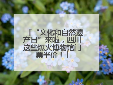 “文化和自然遗产日”来啦，四川这些爆火博物馆门票半价！