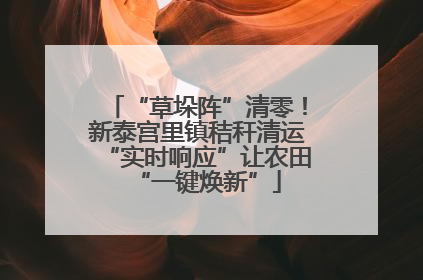 “草垛阵”清零！新泰宫里镇秸秆清运“实时响应”让农田“一键焕新”