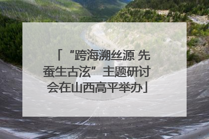 “跨海溯丝源 先蚕生古泫”主题研讨会在山西高平举办