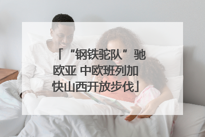 “钢铁驼队”驰欧亚 中欧班列加快山西开放步伐