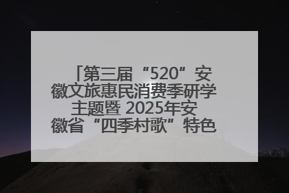 第三届“520”安徽文旅惠民消费季研学主题暨 2025年安徽省“四季村歌”特色展演燃动池州
