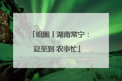 组图丨湖南常宁：夏至到 农事忙
