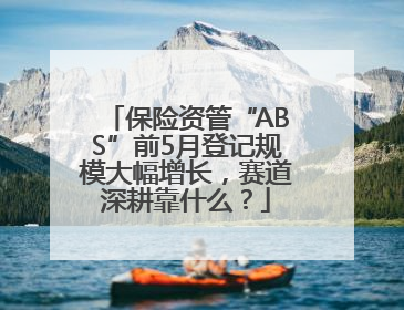 保险资管“ABS”前5月登记规模大幅增长，赛道深耕靠什么？