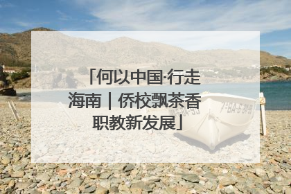 何以中国·行走海南｜侨校飘茶香 职教新发展
