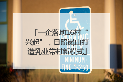一企落地16村“兴起”，日照岚山打造乳业带村新模式
