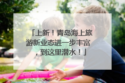 上新！青岛海上旅游新业态进一步丰富，到这里潜水！