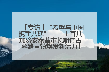 专访丨“希望与中国携手共建”——土耳其加济安泰普市长期待古丝路重镇焕发新活力