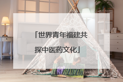 世界青年福建共探中医药文化