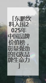东鹏饮料入围2025年中国品牌价值榜，彰显强劲的民族品牌生命力