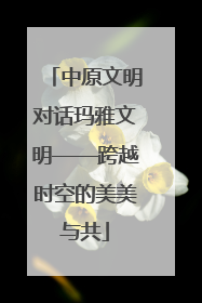 中原文明对话玛雅文明——跨越时空的美美与共