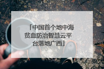中国首个地中海贫血防治智慧云平台落地广西