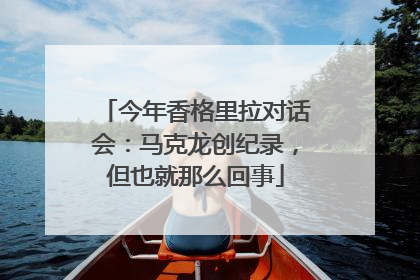 今年香格里拉对话会：马克龙创纪录，但也就那么回事