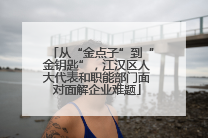 从“金点子”到“金钥匙”，江汉区人大代表和职能部门面对面解企业难题