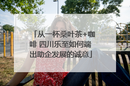 从一杯桑叶茶+咖啡 四川乐至如何端出助企发展的诚意