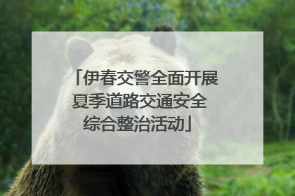 伊春交警全面开展 夏季道路交通安全综合整治活动