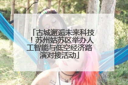古城邂逅未来科技！苏州姑苏区举办人工智能与低空经济路演对接活动