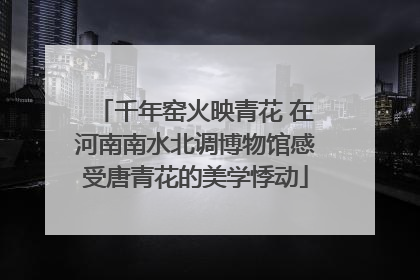 千年窑火映青花 在河南南水北调博物馆感受唐青花的美学悸动