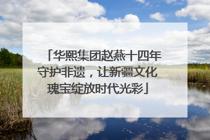 华熙集团赵燕十四年守护非遗，让新疆文化瑰宝绽放时代光彩