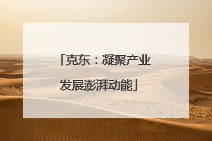 克东：凝聚产业发展澎湃动能