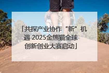 共探产业协作“新”机遇 2025金熊猫全球创新创业大赛启动
