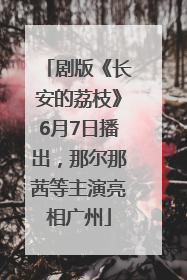 剧版《长安的荔枝》6月7日播出，那尔那茜等主演亮相广州