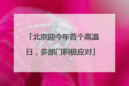北京迎今年首个高温日，多部门积极应对