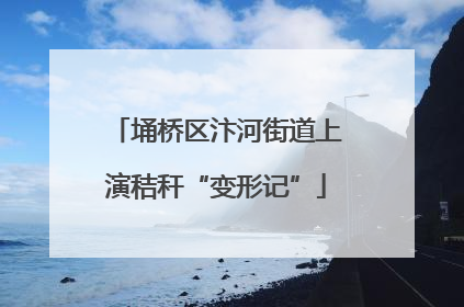 埇桥区汴河街道上演秸秆“变形记”