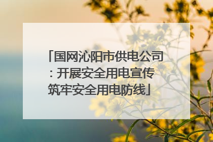 国网沁阳市供电公司：开展安全用电宣传 筑牢安全用电防线