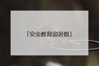 安全教育迎暑假