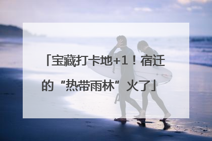 宝藏打卡地+1！宿迁的“热带雨林”火了