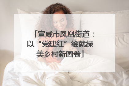 宣威市凤凰街道：以“党建红”绘就绿美乡村新画卷