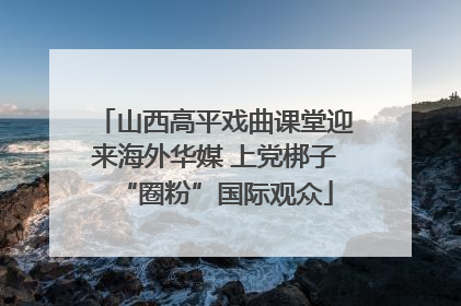 山西高平戏曲课堂迎来海外华媒 上党梆子“圈粉”国际观众