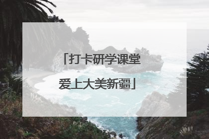 打卡研学课堂 爱上大美新疆