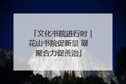 文化书院进行时｜花山书院促新景 凝聚合力促善治