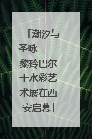 潮汐与圣咏——黎玲巴尔干水彩艺术展在西安启幕
