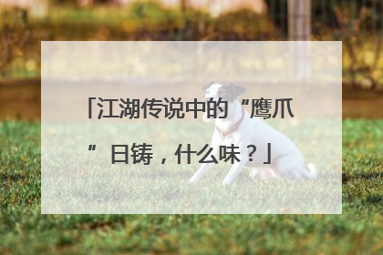 江湖传说中的“鹰爪”日铸，什么味？