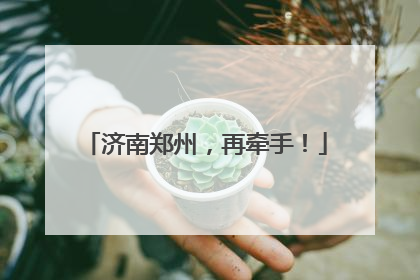 济南郑州，再牵手！