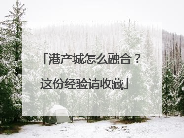 港产城怎么融合？这份经验请收藏