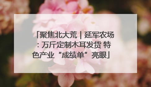 聚焦北大荒｜延军农场：万斤定制木耳发货 特色产业“成绩单”亮眼