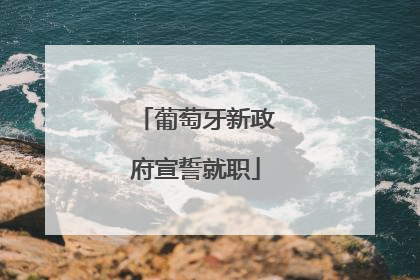 葡萄牙新政府宣誓就职