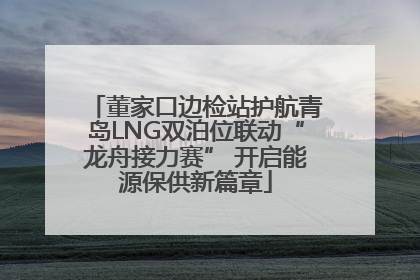 董家口边检站护航青岛LNG双泊位联动“龙舟接力赛” 开启能源保供新篇章