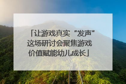 让游戏真实“发声” 这场研讨会聚焦游戏价值赋能幼儿成长