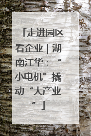 走进园区看企业｜湖南江华：“小电机”撬动“大产业”