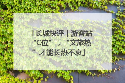 长城快评｜游客站“C位”，“文旅热”才能长热不衰