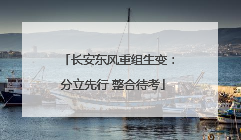 长安东风重组生变：分立先行 整合待考
