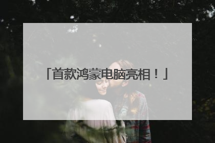 首款鸿蒙电脑亮相！