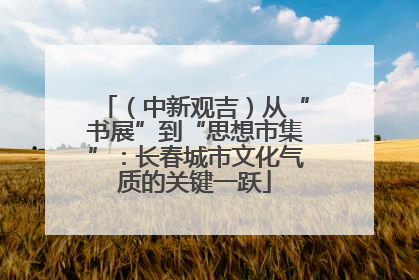（中新观吉）从“书展”到“思想市集”：长春城市文化气质的关键一跃