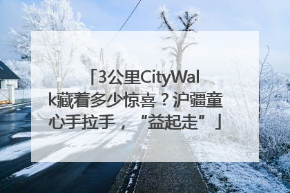 3公里CityWalk藏着多少惊喜？沪疆童心手拉手，“益起走”